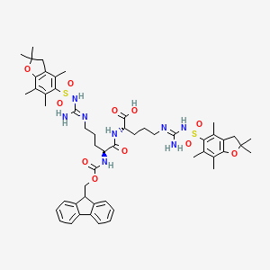 Fmoc-Arg(Pbf)-Arg(Pbf)-OH structure, CAS 2A-3175036