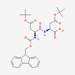 Fmoc-Asp(OtBu)-Asp(OtBu)-OH structure, CAS 2A-3175045