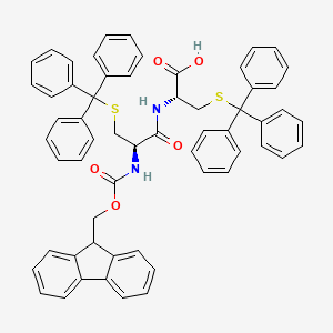 Fmoc-Cys(Trt)-Cys(Trt)-OH structure, CAS 2A-3175047