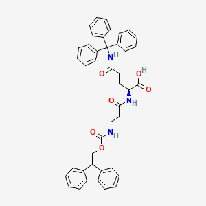 Fmoc-β-Ala-Gln(Trt)-OH structure, CAS 2A-3175053