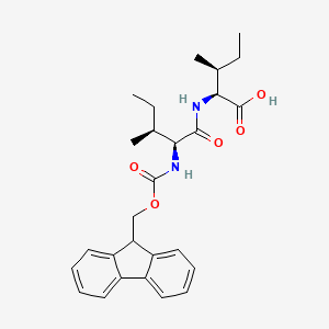 Fmoc-Ile-Ile-OH structure, CAS 2A-3175059