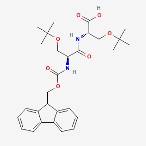 Fmoc-Ser(tBu)-Ser(tBu)-OH structure, CAS 2A-3175079