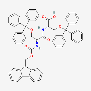 Fmoc-Ser(Trt)-Ser(Trt)-OH structure, CAS 2A-3175081