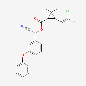 BETA-CYPERMETHRIN structure, CAS 86752-99-0