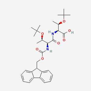 Fmoc-Thr(tBu)-Thr(tBu)-OH structure, CAS 2A-3175086
