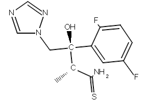 (2R,3R)-3-(2,5-Difluorophenyl)-3-hydroxy-2-Methyl-4-(1H-1,2,4-triazol-1-yl)thiobutyraMide structure, CAS 368421-58-3