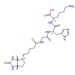 Biotinoyl Tripeptide- 1 structure, CAS 299157-54-3