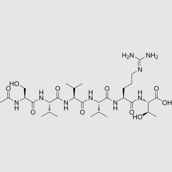 Acetyl Hexapeptide-38 structure, CAS 1400634-44-7