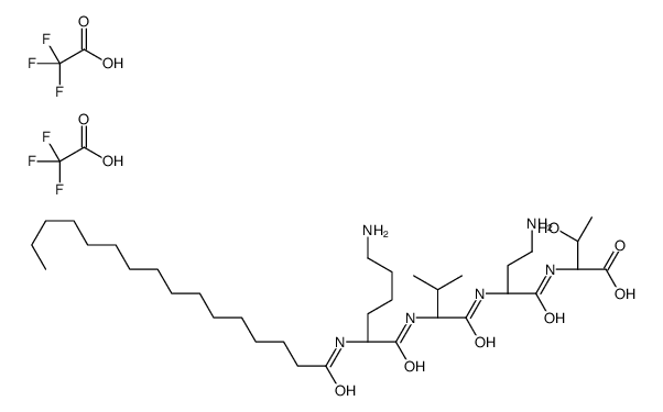 Palmitoyl Dipeptide- 5 Diaminobutyloyl Hydroxythreonine structure, CAS 883558-32-5