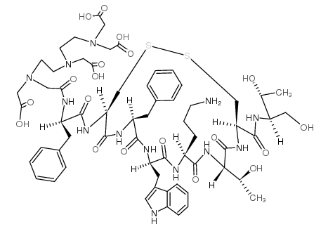 Pentetreotide structure, CAS 138661-02-6