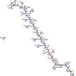 Secretin Acetate (Porcine) structure, CAS 10813-74-8