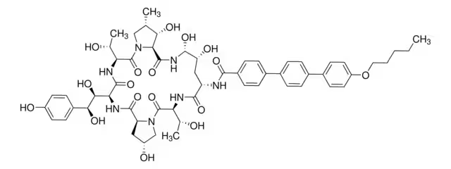 Anidulafungin structure, CAS 166663-25-8