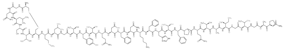 Calcitonin (Human) structure, CAS 21215-62-3