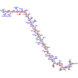 Tesamorelin structure, CAS 804475-66-9