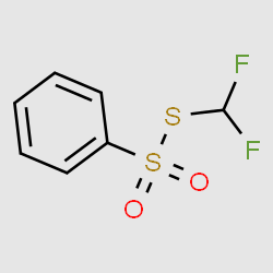 S-(difluoromethyl) benzenesulfonothioate structure, CAS 2022186-75-8