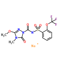 Flucarbazone sodium structure, CAS 181274-17-9