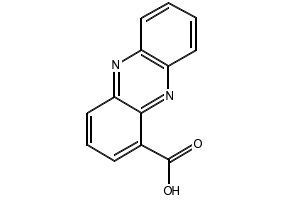 PHENAZINE-1-CARBOXYLIC ACID structure, CAS 2538-68-3