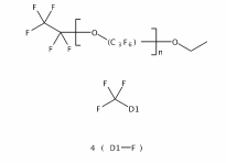 PERFLUOROPOLYALKYL ETHER structure, CAS 60164-51-4