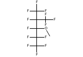 1,1,1,2,3,4,4,5,5,5-DECAFLUORO-3-METHOXY-2-(TRIFLUOROMETHYL)PENTANE structure, CAS 132182-92-4