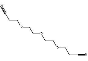 3,3'-[Oxybis(2,1-ethanediyloxy)]bispropanenitrile structure, CAS 22397-31-5