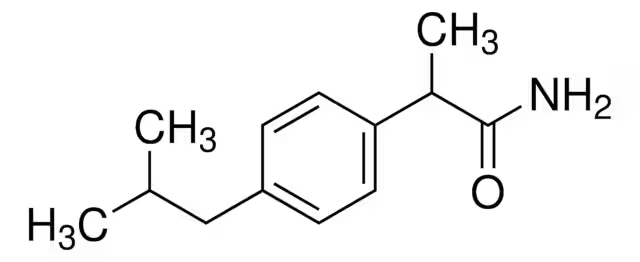 (2RS)-2-[4-(2-METHYLPROPYL)PHENYL]PROPANAMIDE structure, CAS 59512-17-3