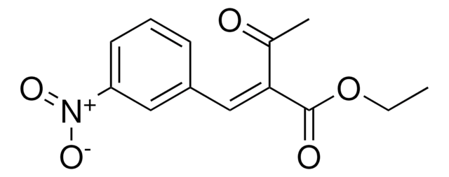 ETHYL 2-ACETYL-3-(3-NITROPHENYL)PROPENOATE structure, CAS 39562-16-8
