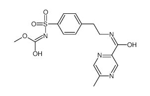 Methyl 4-[β-(5-Methylpyrazine-2-carboxamido)ethyl]ben structure, CAS 33288-74-3
