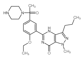 N-Desethyl Acetildenafil structure, CAS 147676-55-9