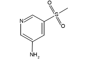 5-(Methylsulfonyl)pyridin-3-amine structure, CAS 1067530-19-1