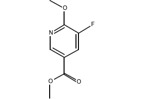 Methyl 5-fluoro-6-Methoxynicotinate structure, CAS 953780-40-0