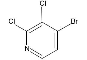 4-Bromo-2,3-dichloropyridine structure, CAS 1020717-98-9