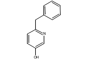 3-PYRIDINOL, 6-(PHENYLMETHYL)- structure, CAS 101192-76-1