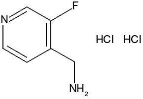 (3-fluoropyridin-4-yl)MethanaMine dihydrochloride structure, CAS 1257535-26-4
