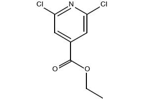 Ethyl 2,6-dichloroisonicotinate structure, CAS 1604-14-4