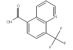 2-(TRIFLUOROMETHYL)QUINOLINE-8-CARBOXYLIC ACID structure, CAS 588702-63-0