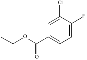 ethyl 3-chloro-4-fluorobenzoate structure, CAS 137521-81-4