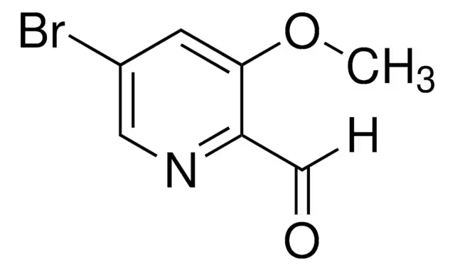 5-Bromo-3-methoxypicolinaldehyde structure, CAS 1087659-24-2