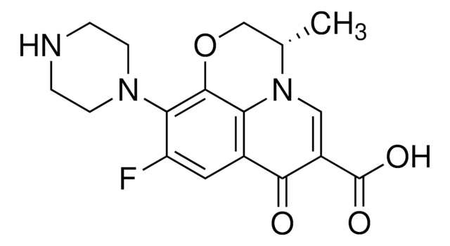 Desmethyl Levofloxacin structure, CAS 117707-40-1