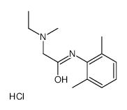 N-(2,6-Dimethylphenyl)-2-(ethylmethylamino)acetamide Hydrochloride(Lidocaine Impurity E) structure, CAS 50295-20-0