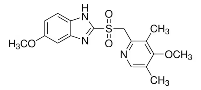 OMEPRAZOLE RELATED COMPOUND A (15 MG) (OMEPRAZOLE SULFONE) (AS) structure, CAS 88546-55-8