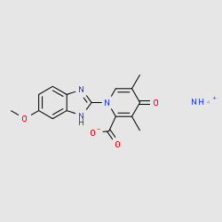 ammonium 1-(5-methoxy-1H-benzo[d]imidazol-2-yl)-3,5-dimethyl-4-oxo-1,4-dihydropyridine-2-carboxylate structure, CAS 2227107-89-1