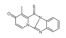 1-Methyl-12-thioxopyrido[1,2,3,4]imidazole-[1,2-a]benzimidazole-2(12H)-one structure, CAS 1246819-06-6
