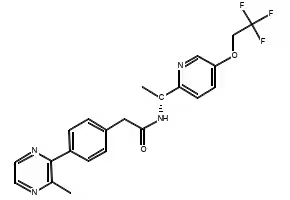 N-[3-Methyl-4-(2,2,2-trifluoroethoxy)-2-pyridinyl]Methyl Lansoprazole Sulfide structure, CAS 1083100-27-9