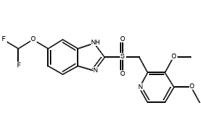 2-(((3,4-dimethoxypyridin-2-yl)methyl)thio)-1H-benzo[d] imidazol-5-ol structure, CAS 1166386-02-2