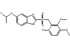 PANTOPRAZOLE SULFONE N-OXIDE structure, CAS 953787-55-8