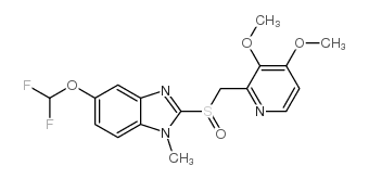 N-Methyl Pantoprazole, mixture of 1 and 3 isomers structure, CAS 624742-53-6