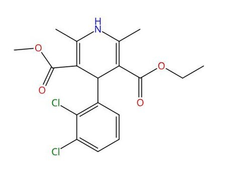 4-(2,3-Dichlorophenyl)-2,6-dimethyl-3-pyridinecarboxylic acid methyl ester structure, CAS 105383-68-4