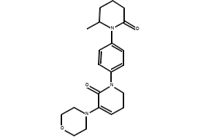 1-(4-(2-methyl-6-oxopiperidin-1-yl)phenyl)-3-morpholino-5,6-dihydropyridin-2(1H)-one structure, CAS 2098457-93-1