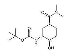 carbamic acid, n-[(1r,2r,5s)-5-[(dimethylamino)carbonyl]-2-hydroxycyclohexyl]-, 1,1-dimethylethyl ester structure, CAS 929693-30-1