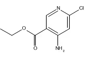 ethyl 4-amino-6-chloronicotinate structure, CAS 380626-81-3
